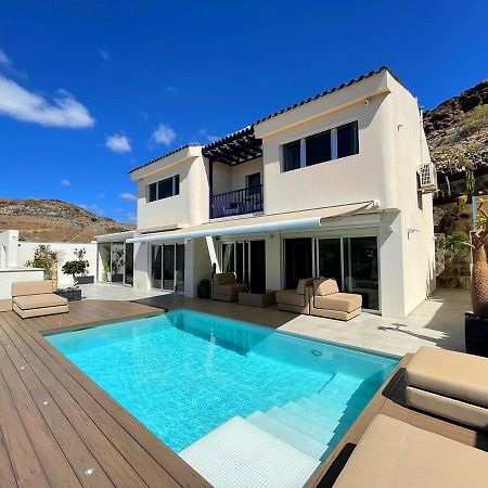 Luxury Villa Morelli With Seaview & Heated Pool Maspalomas  Exteriör bild
