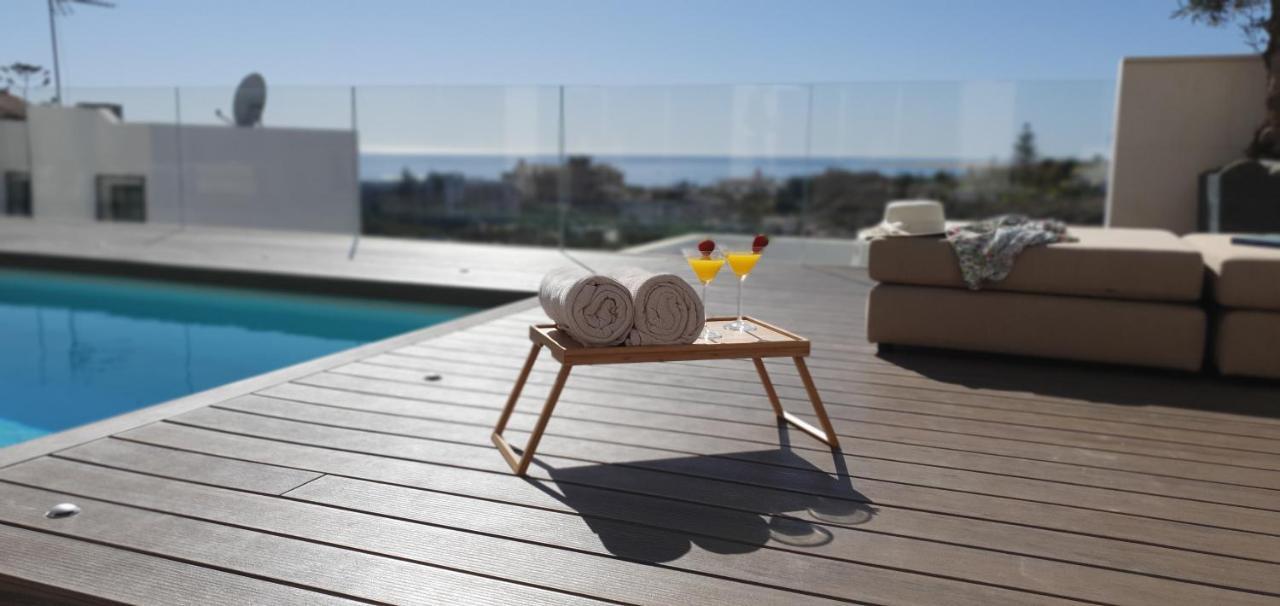 Luxury Villa Morelli With Seaview & Heated Pool Maspalomas  Exteriör bild