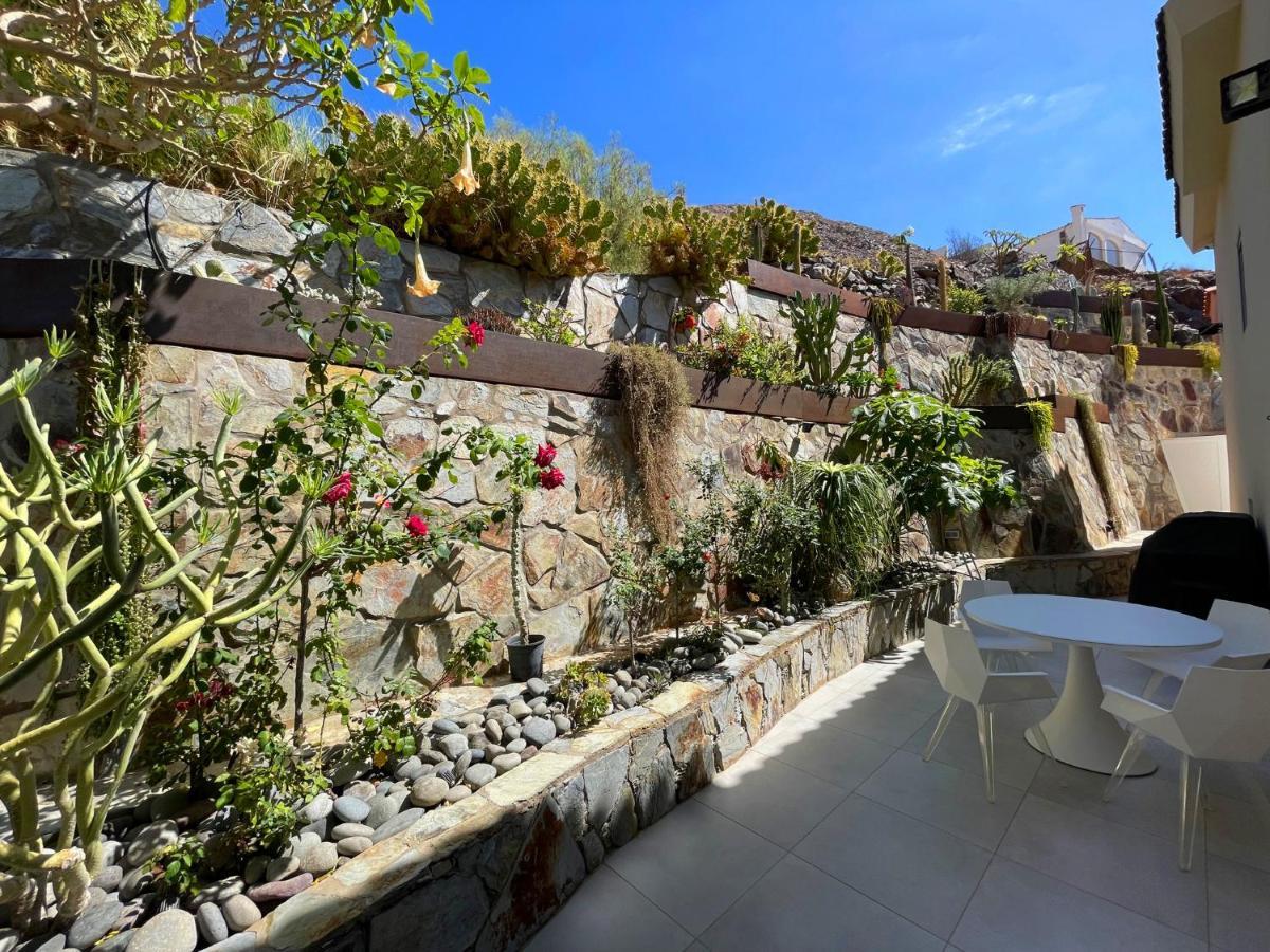 Luxury Villa Morelli With Seaview & Heated Pool Maspalomas  Exteriör bild