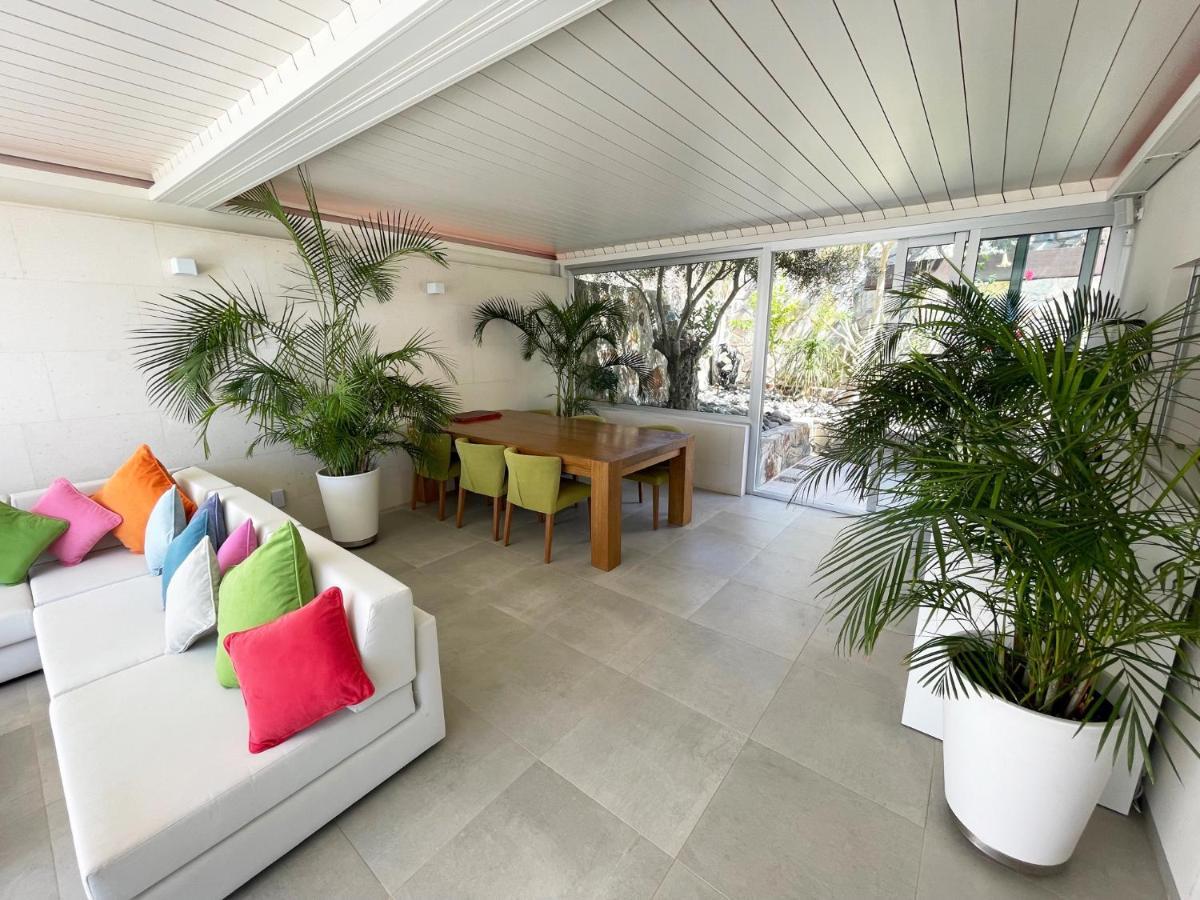 Luxury Villa Morelli With Seaview & Heated Pool Maspalomas  Exteriör bild